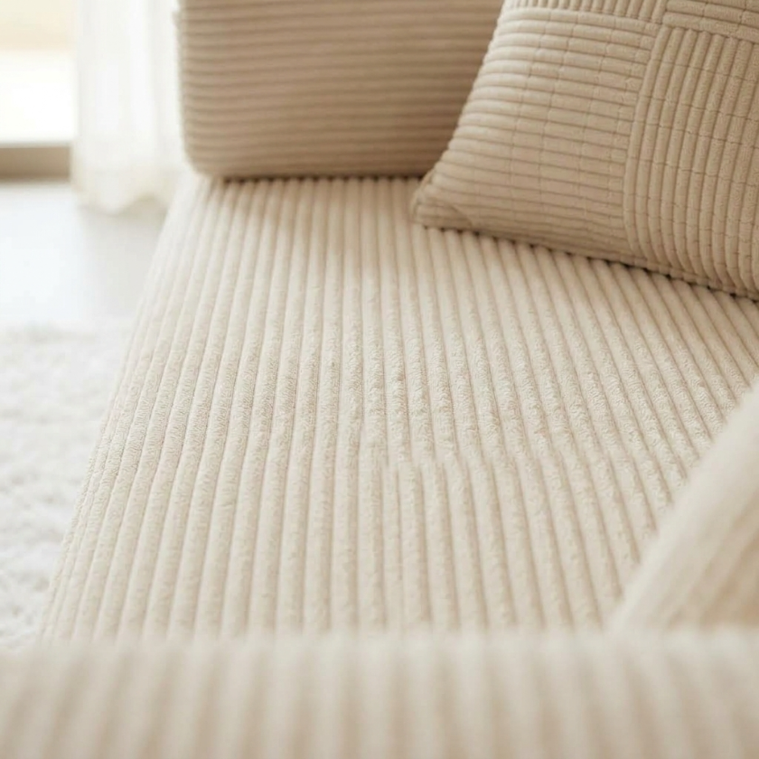 ELYROA One Corduroy Sofa Bed - Oat Cream