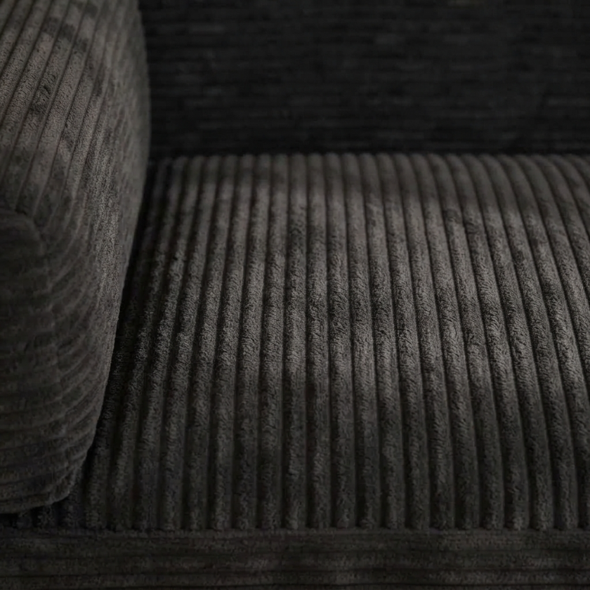 ELYROA One Corduroy Sofa Bed - Midnight Black